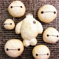 Soft and tasty white bread Baymax.  ふわふわ白パン ベイマックス