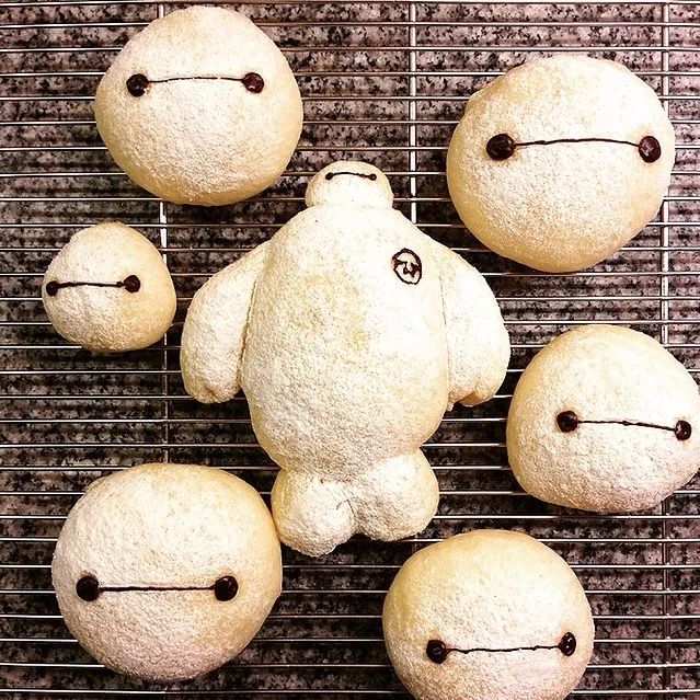 Soft and tasty white bread Baymax.  ふわふわ白パン ベイマックス|Yuka Nakataさん