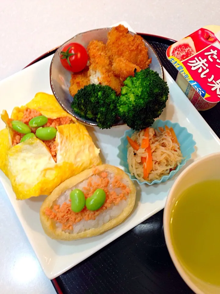 今日の朝御飯(๑´ڡ`๑)|ちゃたままさん