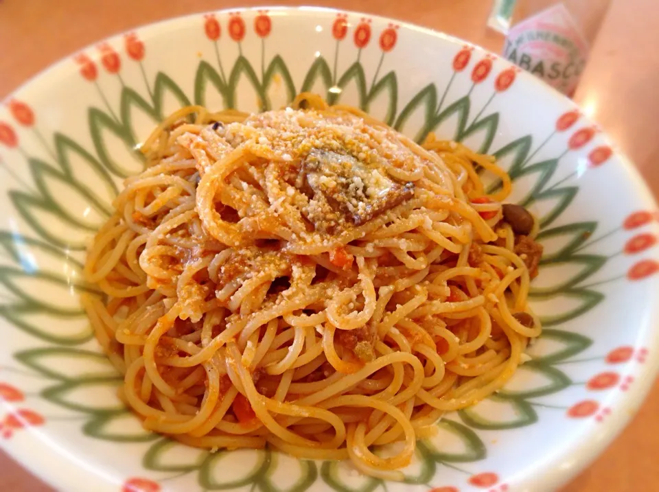 キノコのミートソース🍝@サイゼ😋|アライさんさん