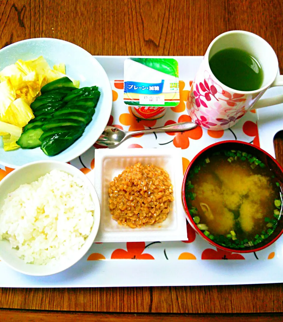 最近の朝食。発酵食品づくし。|ちはるさん