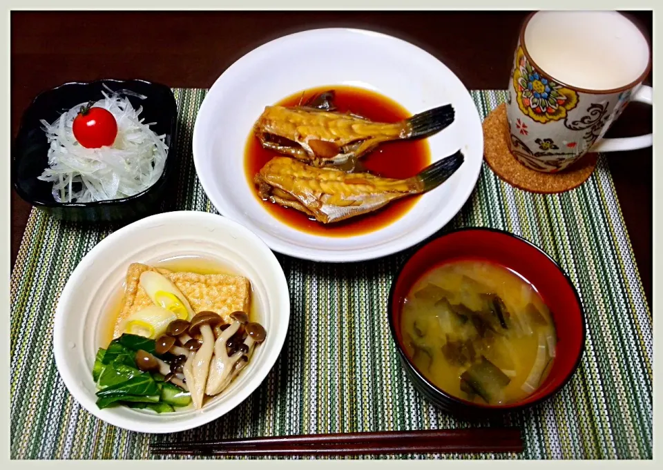 カワハギの煮付け
厚揚げのあっさり煮|misaさん