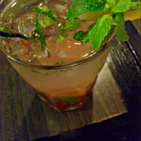 Snapdishの料理写真:Hibbiscus Mojito|Maria Eileenさん