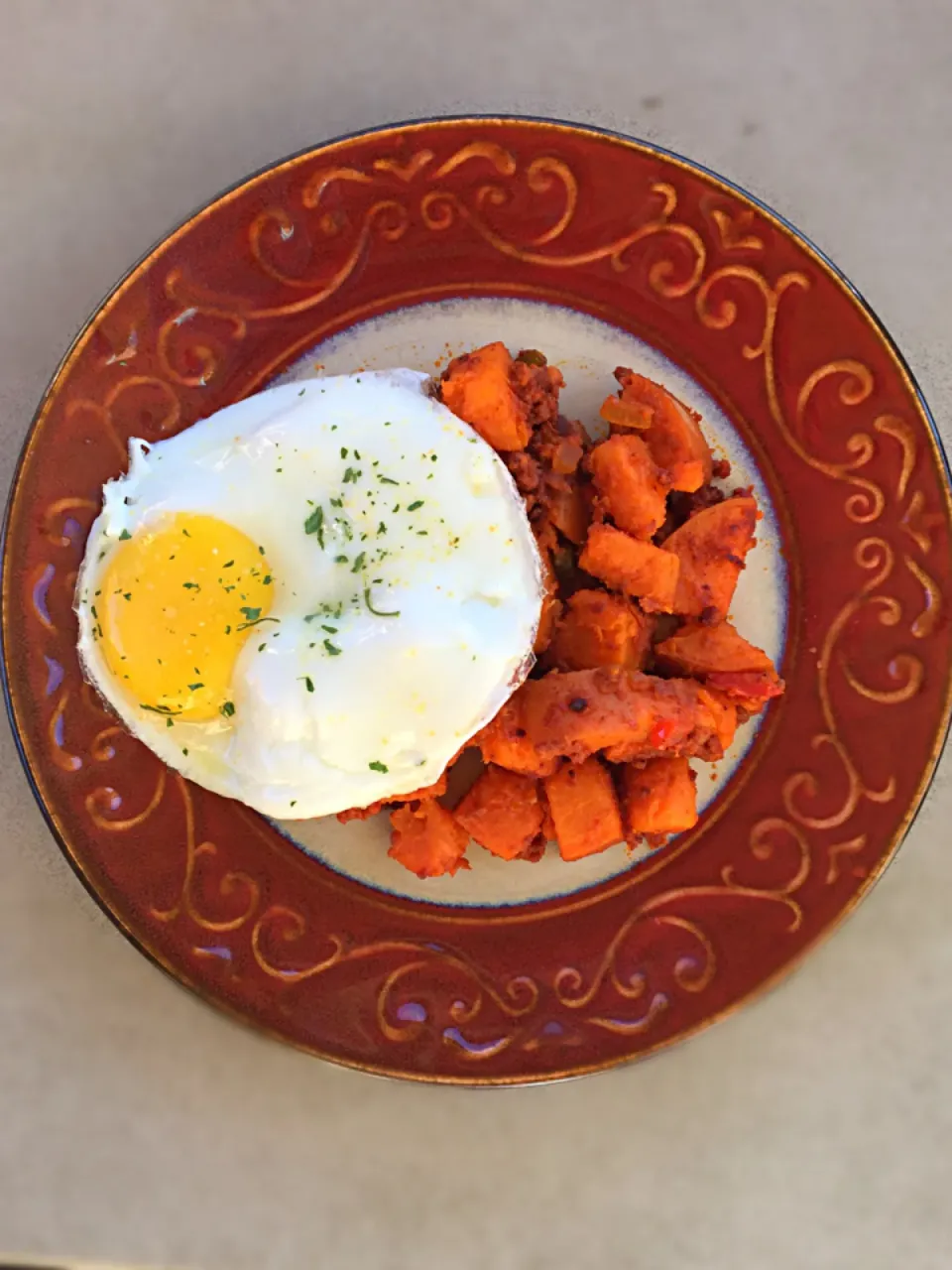 Chorizo Sweet Potato Hash|lindsay robesonさん