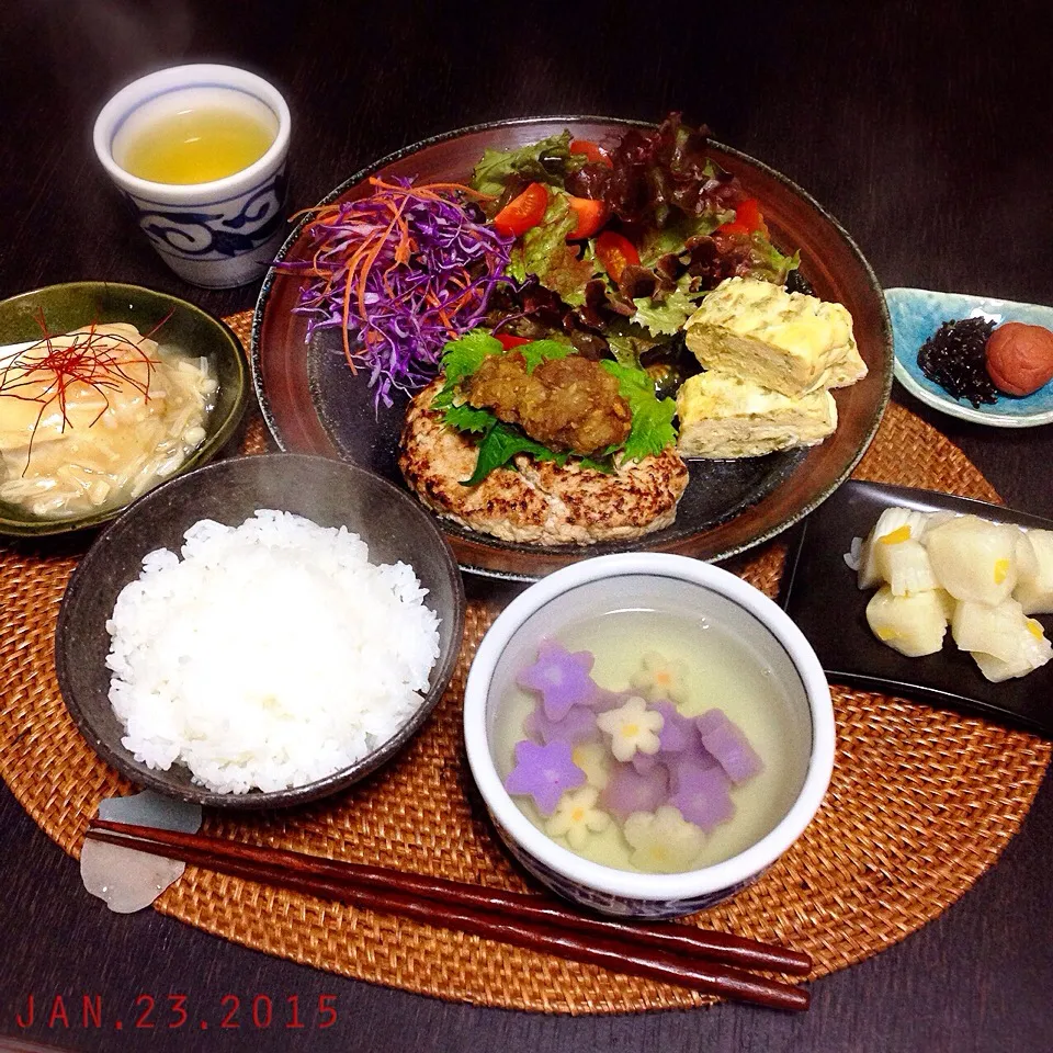 豆腐ハンバーグ定食|amumuさん