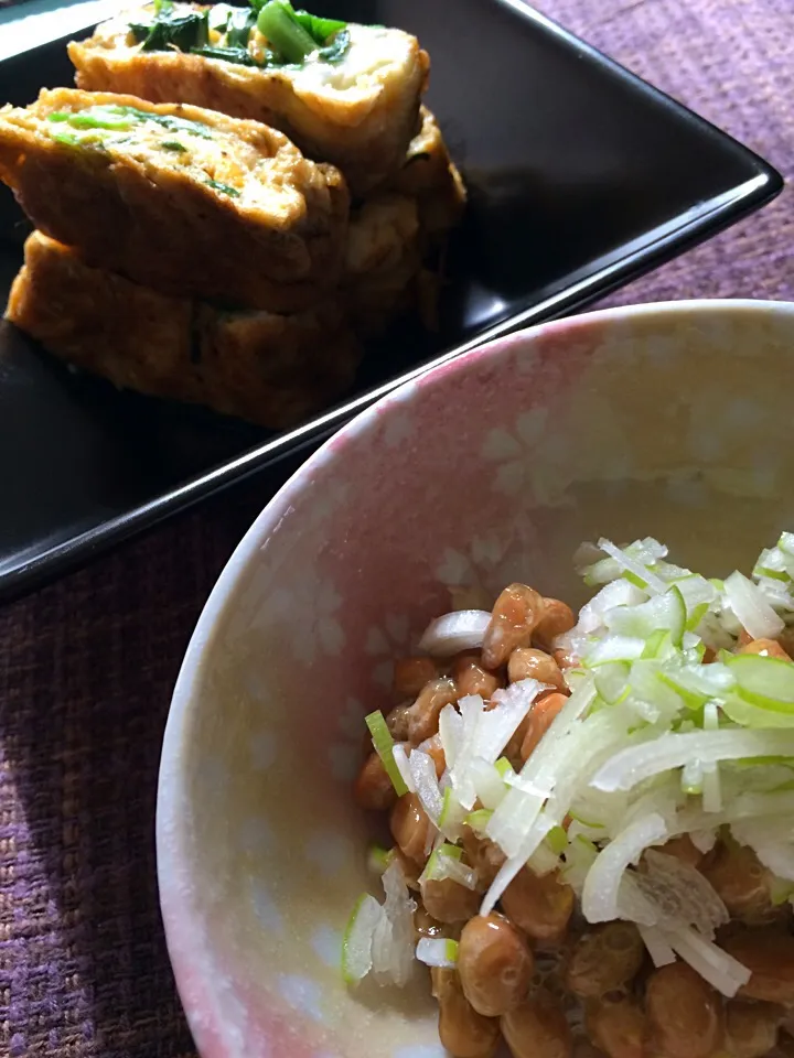 Nilla omelette and natto...healthy lunch!|Nigel Nakadaさん