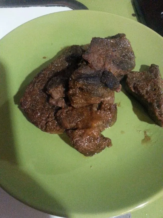 Jack's slow cooked steak in another balsamic marinade.|Polly Gelfusoさん