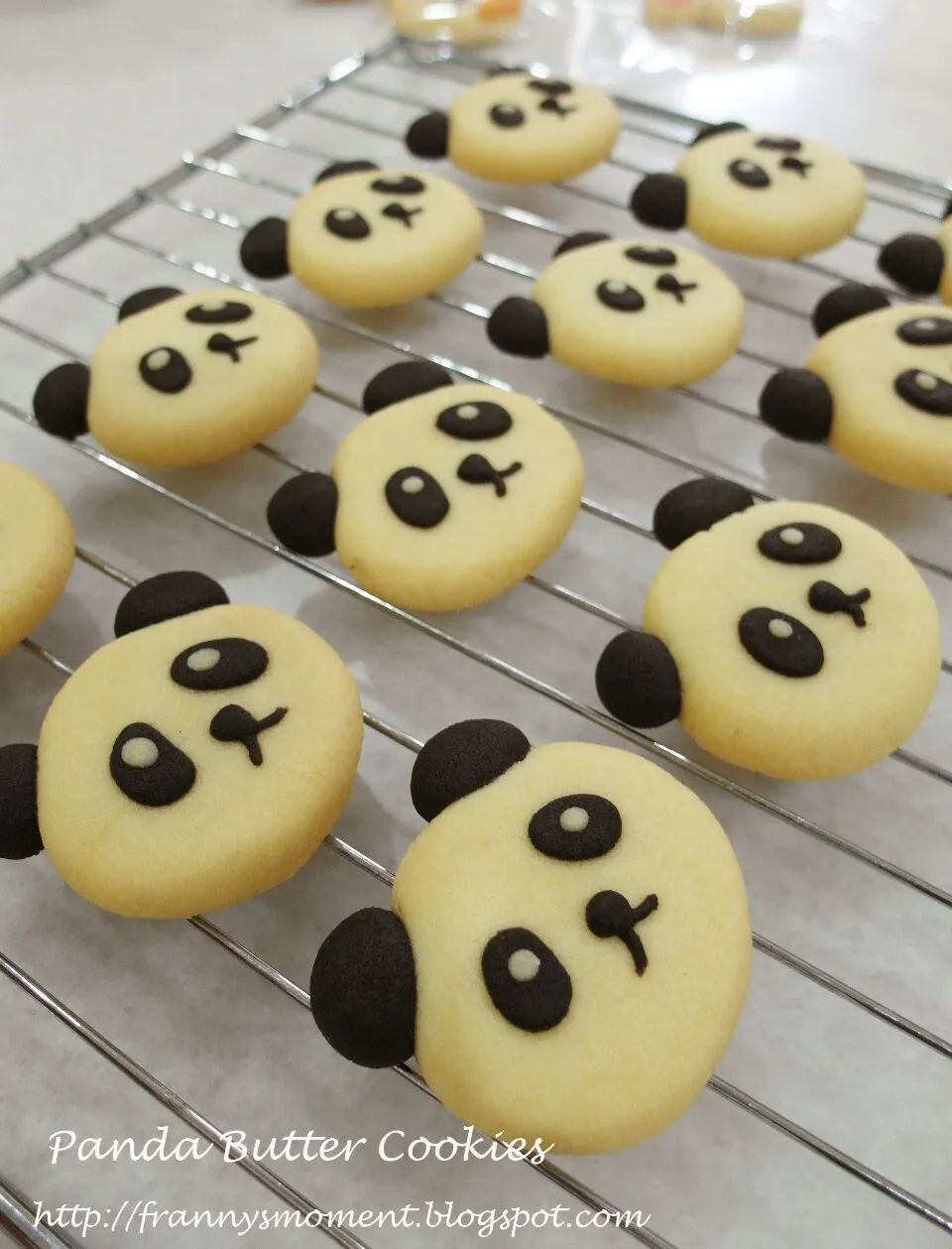 handmade panda cookies|Frannyさん