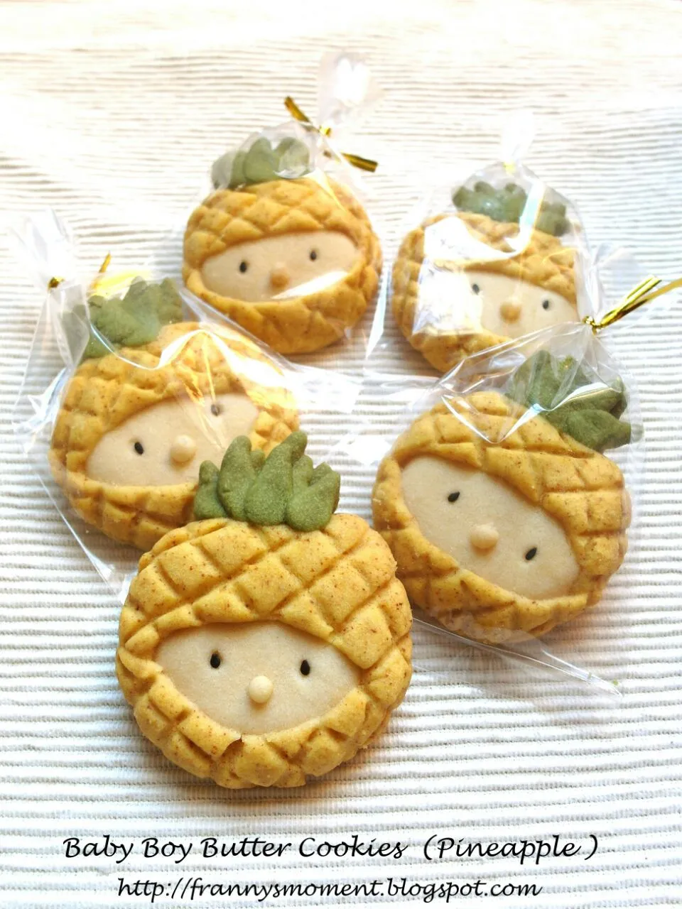 homemade pineapple boy cookies|Frannyさん