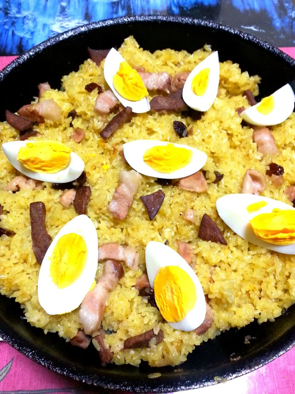 Snapdishの料理写真:もち米　ご飯// #arrozvalenciana illonggo style@Miki's House|Miki Jorierose Obispoさん