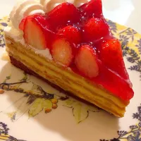 Snapdishの料理写真:Strawberry 🍓mille feuille tart 🍓