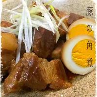 Snapdishの料理写真:簡単！柔らか豚の角煮♡