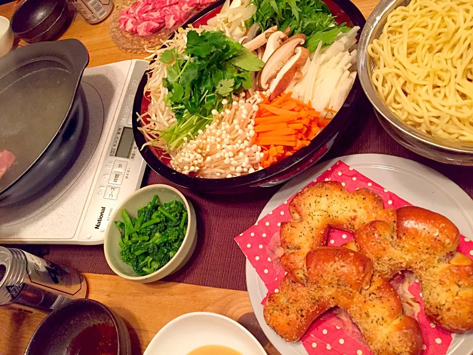 千切り野菜の豚シャブ〜そして〆のラーメン付！|タプりん♥️さん