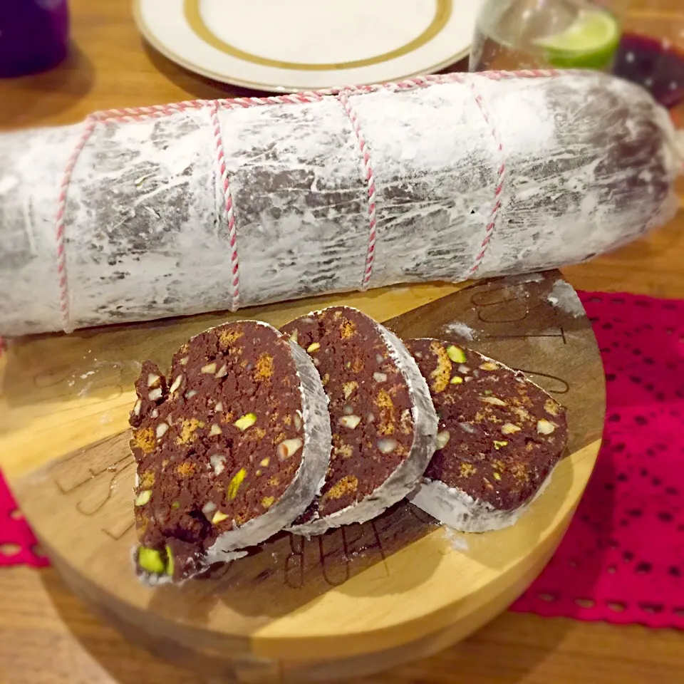 Homemade chocolate salami|wenさん