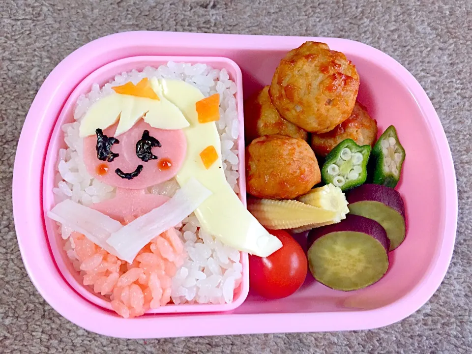 Snapdishの料理写真:1月23日ちび弁当🎶|みきさん