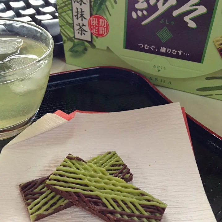 Japanese green tea chocolates|naonaojapanさん