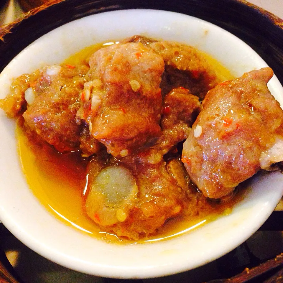 ซี่โครงหมูน้ำเต้าหูยี้ #dimsum|ooвєνєさん