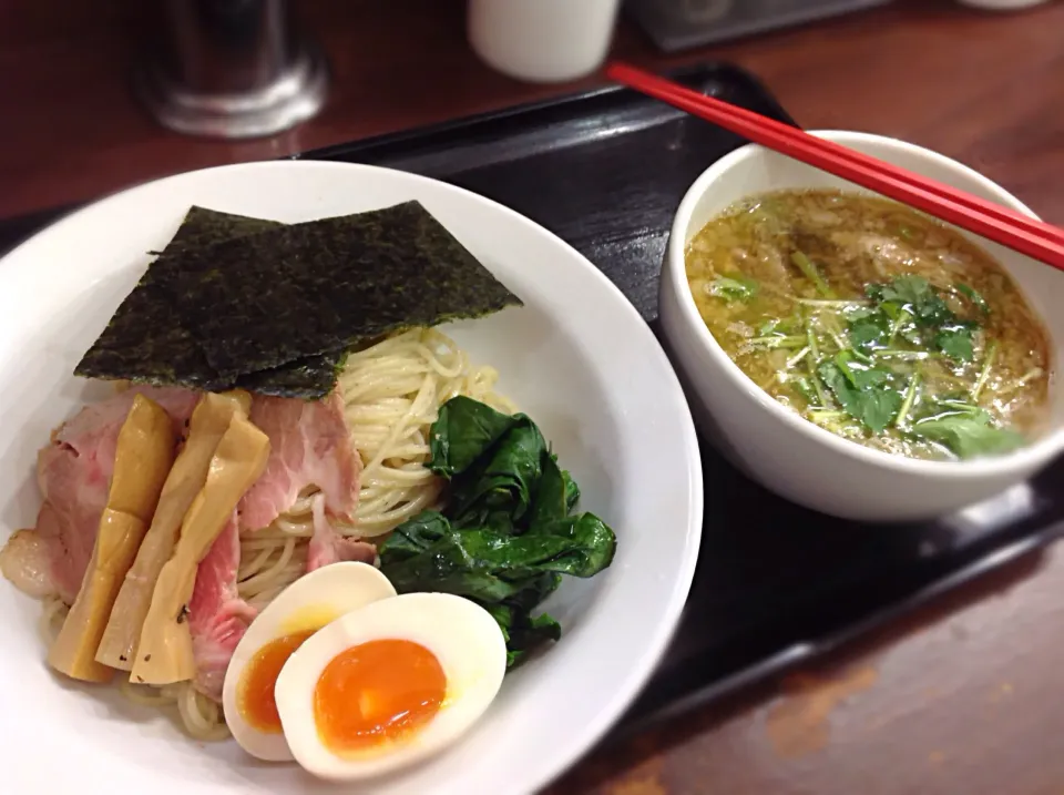 中村橋・ラーメン愉悦処 似星 鏡花分家「つけ麺 全部のせ」😋|アライさんさん