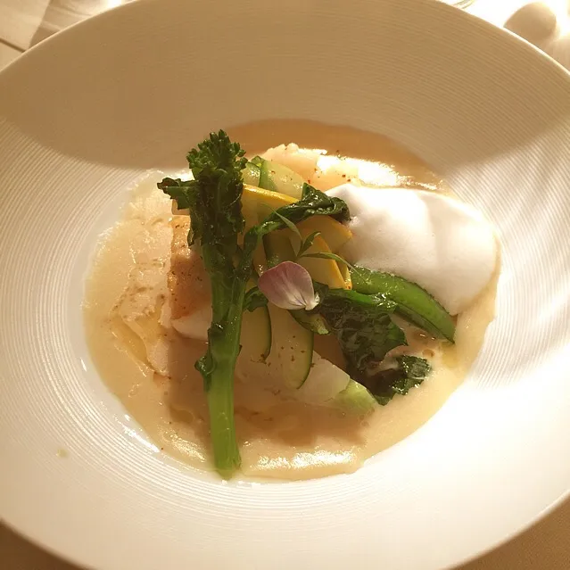 真鯛と色鮮やかな野菜のリュバン 榛の香る軽やかなスープ仕立て|r1990297さん