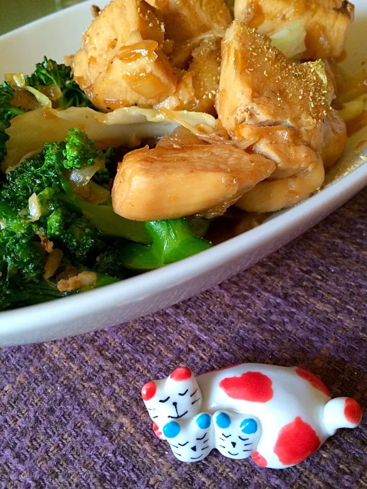 Tonight.... Sansho nikomi chicken breast and broccoli!!..|Nigel Nakadaさん