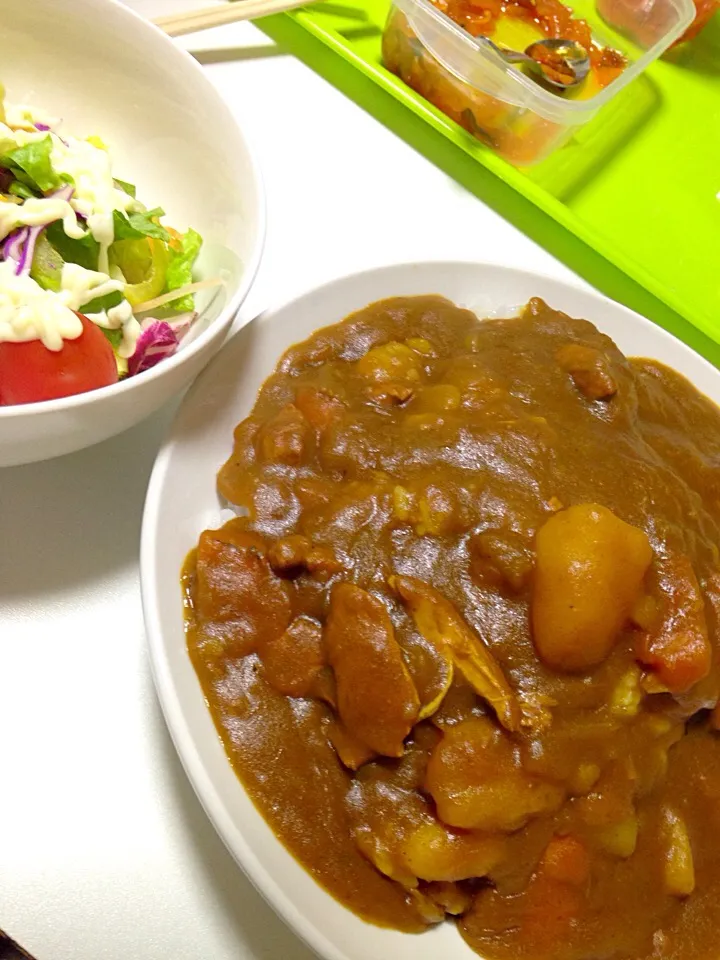 Snapdishの料理写真:2日目のチキンカレー。|Dai JPさん