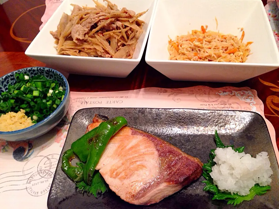 Snapdishの料理写真:今日の晩御飯(๑´ڡ`๑)|ちゃたままさん