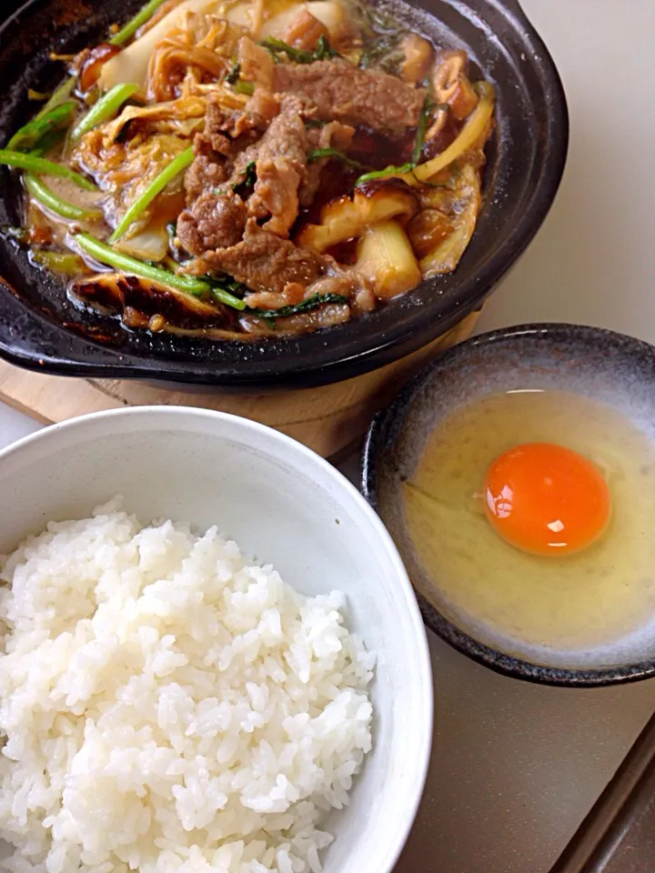 自宅で牛すき定食|FU-TEN 古原貴大さん