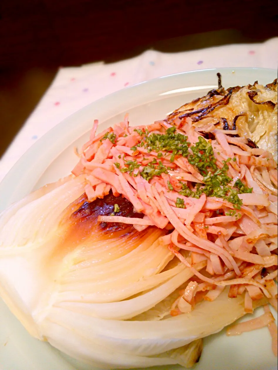 Snapdishの料理写真:fried Chinese cabbage!!|和田 匠生さん