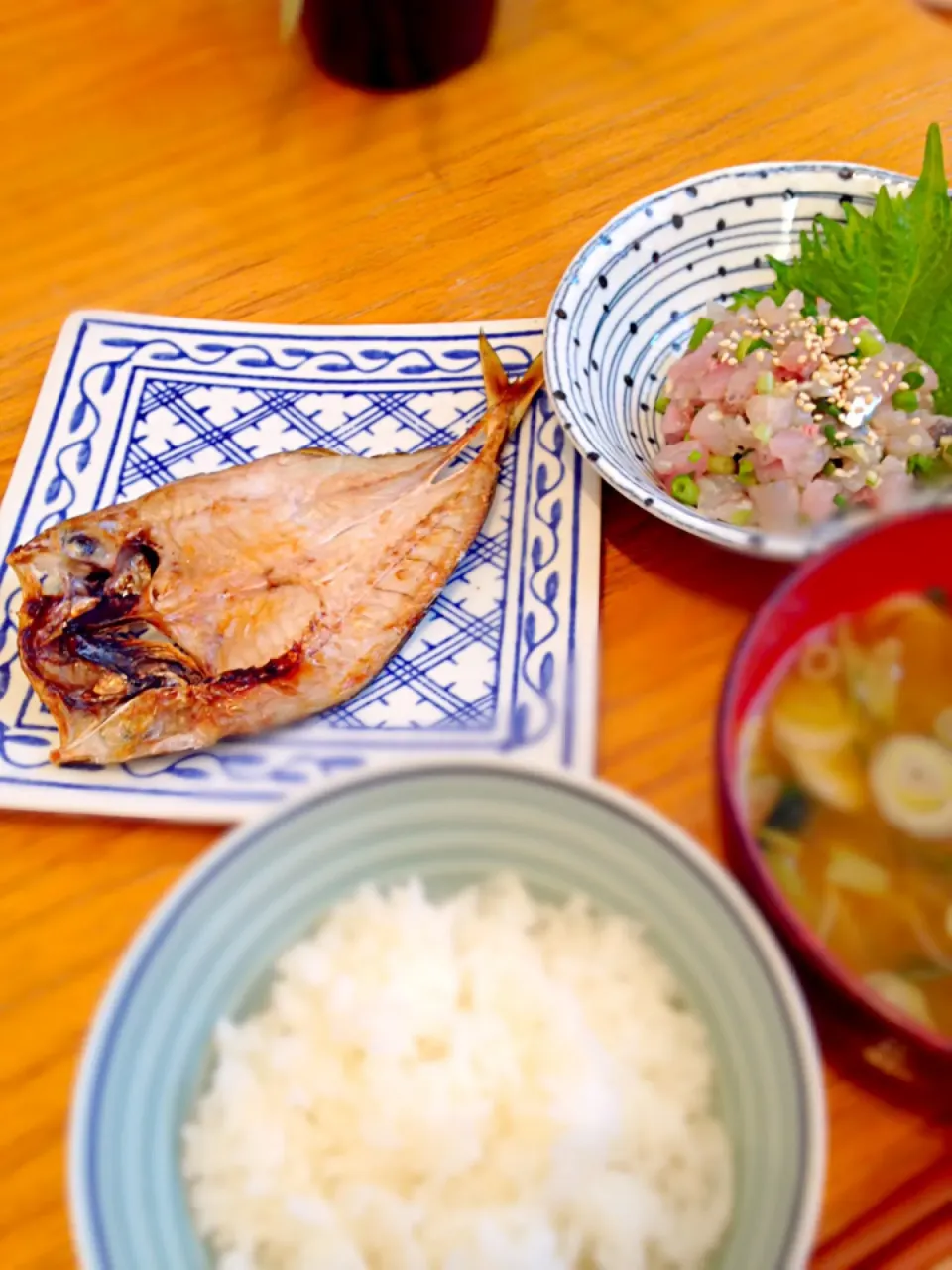 鯵の一夜干しとタタキで朝ごはん♪|ヨーコさん