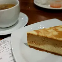 Mocha marbled cheesecake!|Ernさん