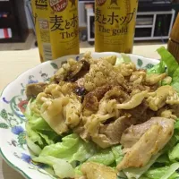 Snapdishの料理写真:鳥モモの塩レモン焼き|上田 敬一さん