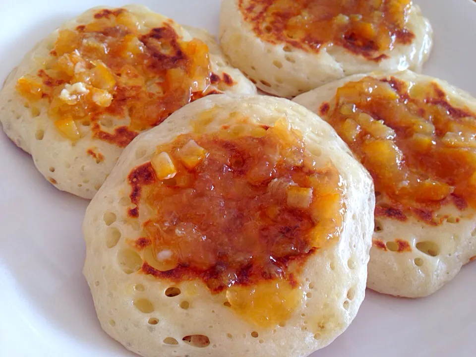 Crumpets from scratch :)|mさん