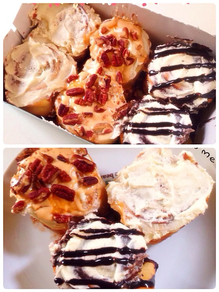 Snapdishの料理写真:CINNABON （ミニボン）           ☆*:.｡. o(≧▽≦)o .｡.:*☆|Makinsさん