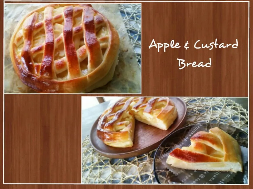 󾁑Apple custard Bread󾁑|みゆきさん