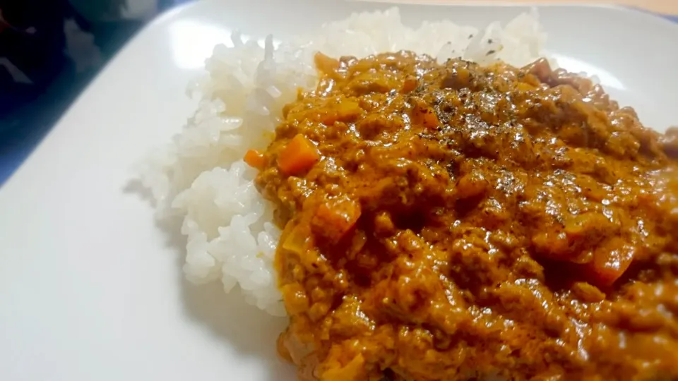 Snapdishの料理写真:ココナッツキーマカレー|須知英生さん