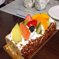 Snapdishの料理写真:新宿タカノのロールケーキ|Luckyさん