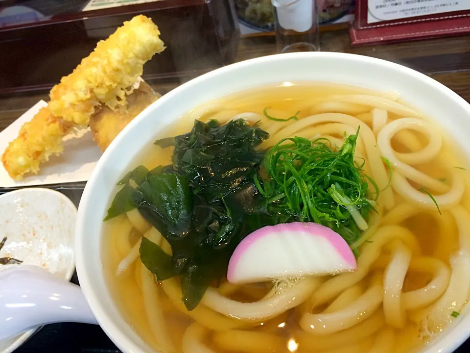 竹鶏天わかめうどん|ゆみこさん