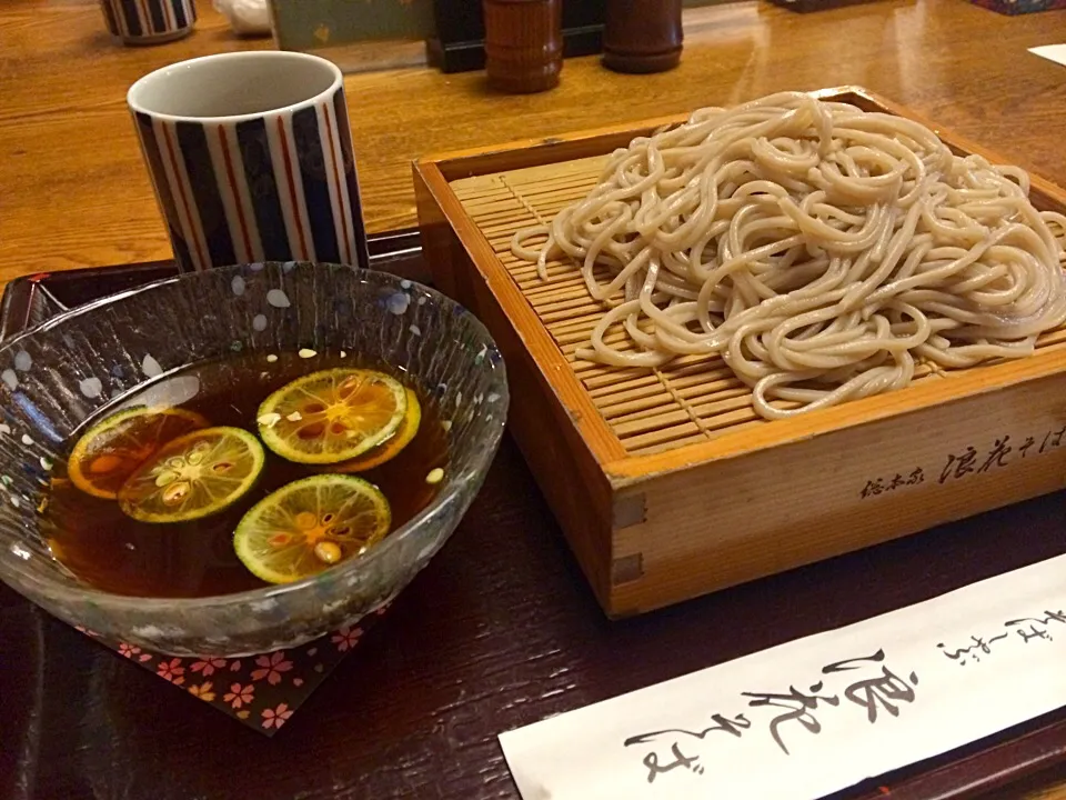 Snapdishの料理写真:浪花そば - すだちざる蕎麦|うまさん