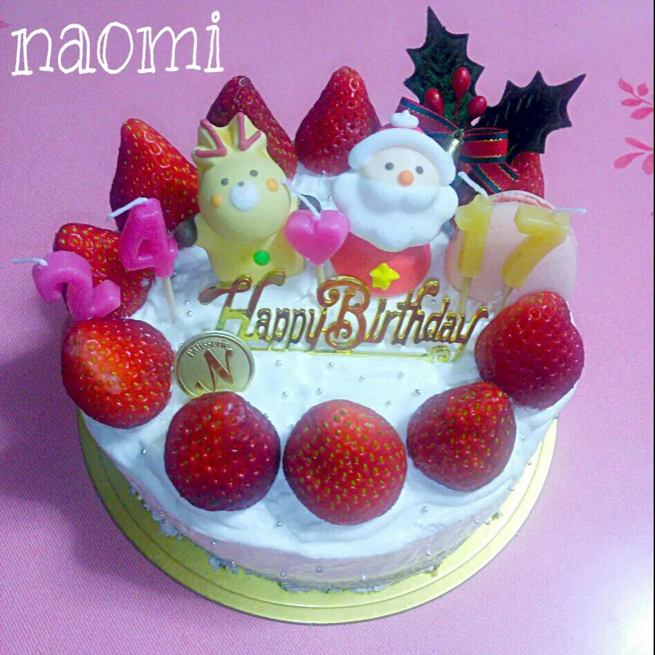 クリスマス+誕生日ケーキ🍰💕|nさん