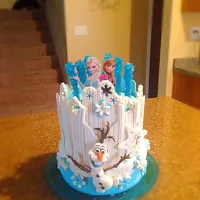 Frozen fondant cake|Traceさん