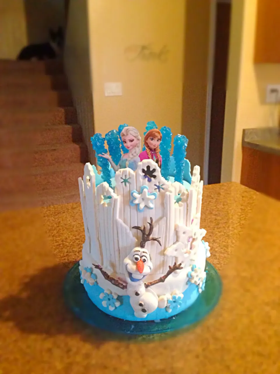 Frozen fondant cake|Traceさん