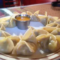 Snapdishの料理写真:Yak Momos @ Tibet Nepal House in Pasadena|Natsuko Bayさん