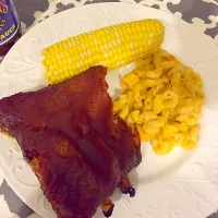 bbq ribs corn mac n cheese|Clancy Cさん