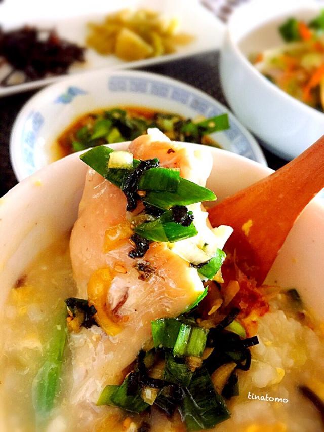 鶏の旨みたっぷりの中華粥 疲れた胃腸にやさしくケア Snapdish スナップディッシュ