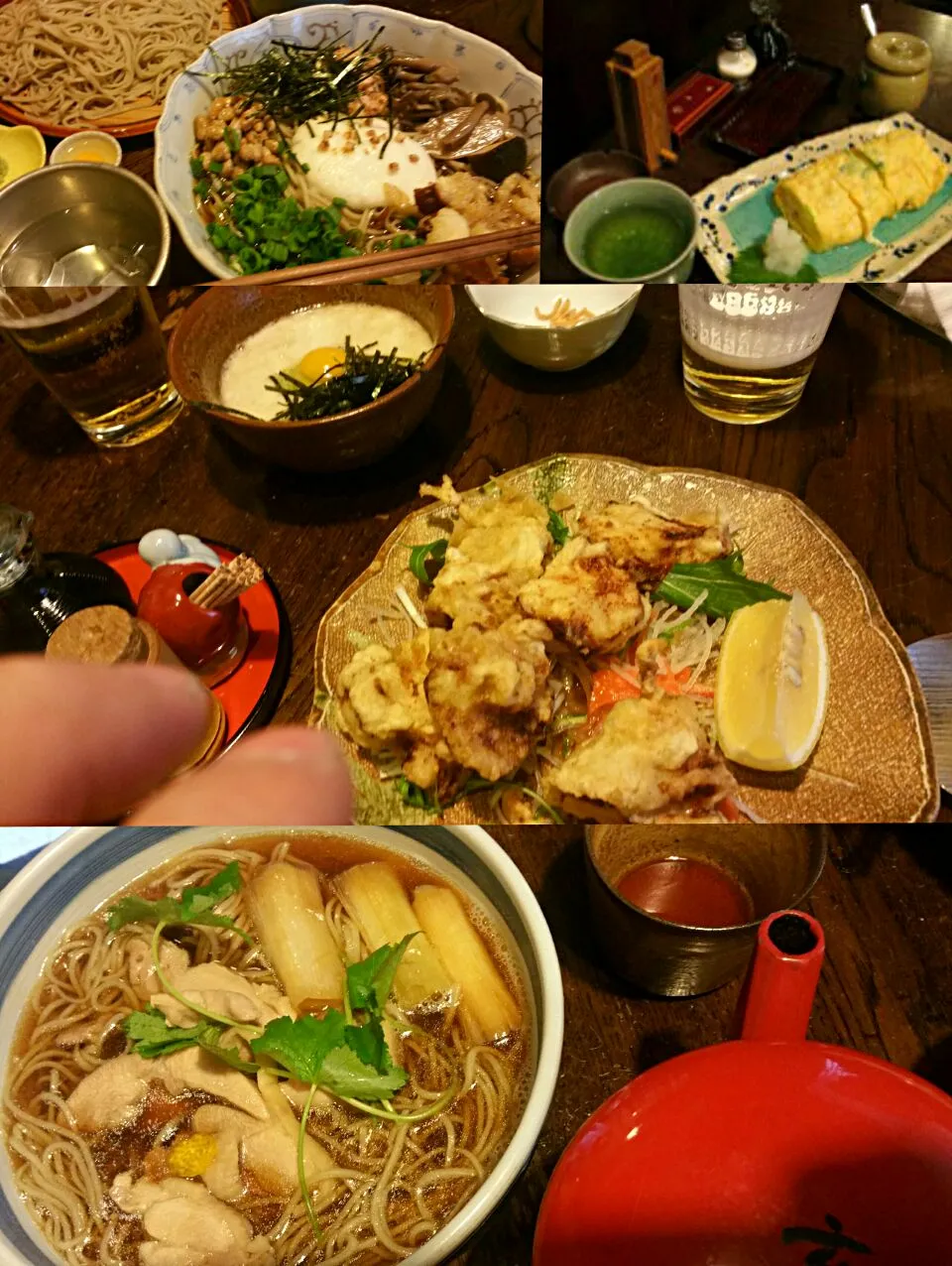 唐揚げ、地どり南蛮、だし巻き卵、
冷やし亥ノ刻とろろ納豆いろいろ★
ψ(๑'ڡ'๑)ψ|๑-kuni-๑さん