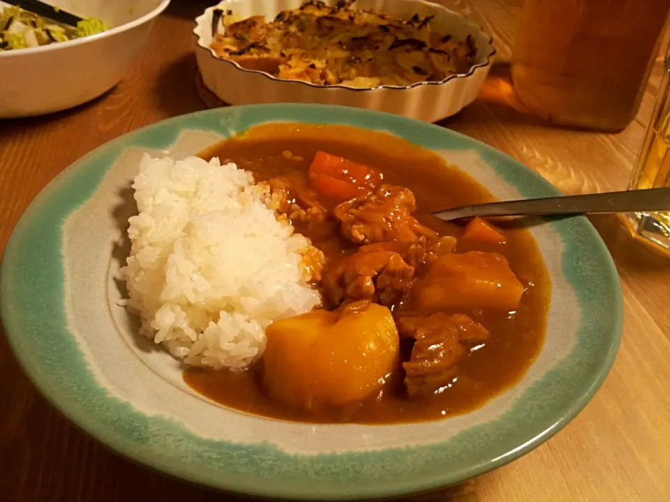 牛すじ&チキンカレー|lyraさん