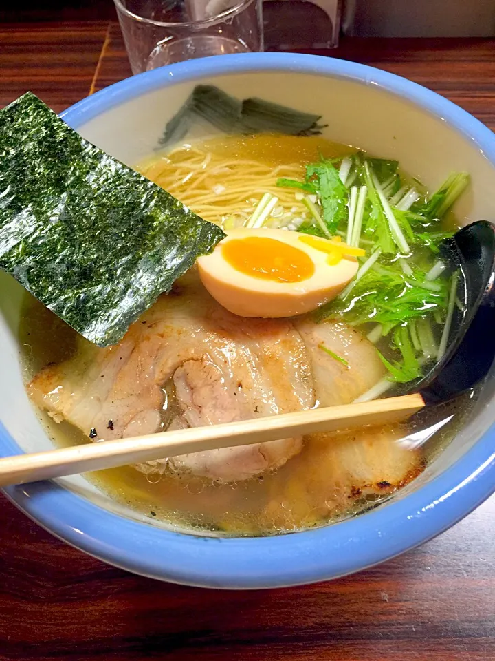 Snapdishの料理写真:阿夫利のゆず塩ラーメン|Yukaさん