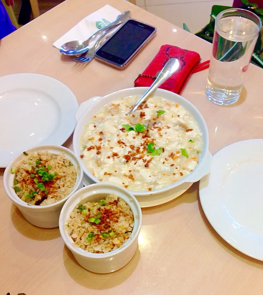 Shrimp fried rice and Steam Crab Tofu|Mariano Ngさん