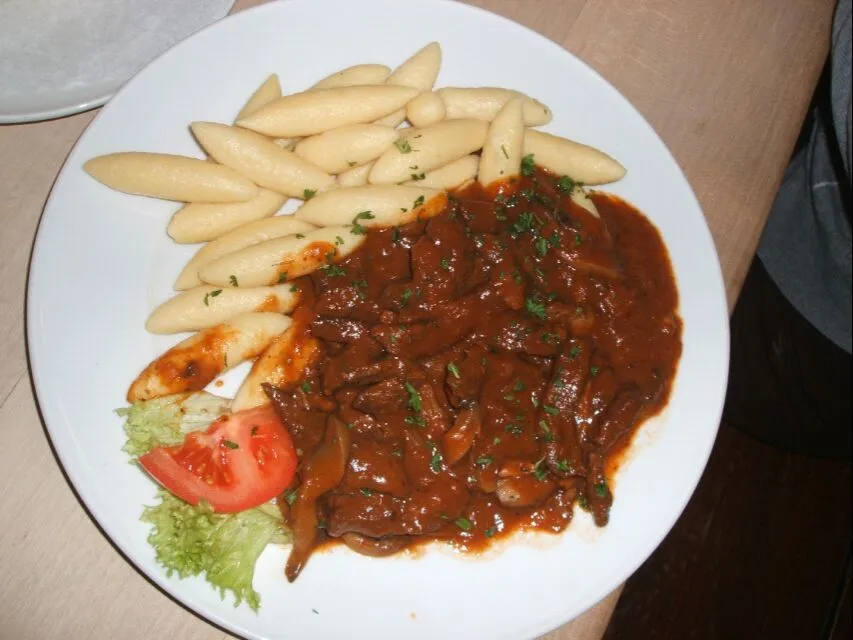 Gnocchi with beef @ German restaurant|Arisaさん