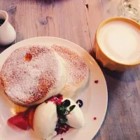 カフェデルソルのパンケーキ🍴|シフォンさん